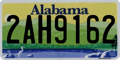 AL license plate 2AH9162