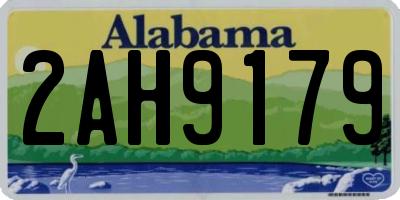 AL license plate 2AH9179
