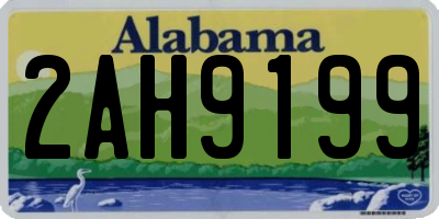 AL license plate 2AH9199