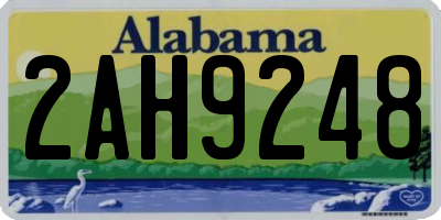 AL license plate 2AH9248