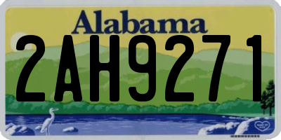 AL license plate 2AH9271