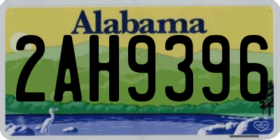 AL license plate 2AH9396
