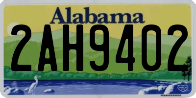 AL license plate 2AH9402