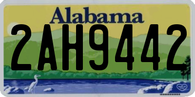 AL license plate 2AH9442