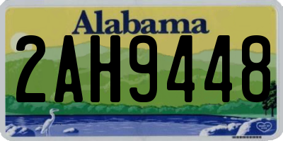 AL license plate 2AH9448