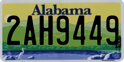 AL license plate 2AH9449
