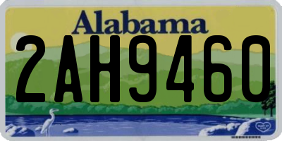 AL license plate 2AH9460
