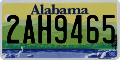 AL license plate 2AH9465