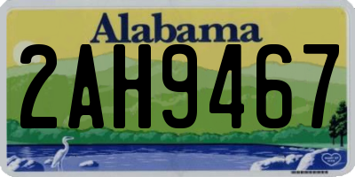 AL license plate 2AH9467