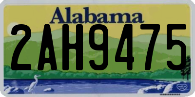 AL license plate 2AH9475