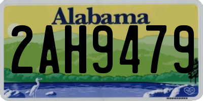AL license plate 2AH9479