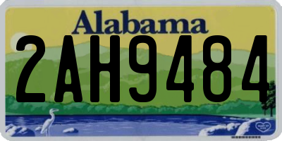 AL license plate 2AH9484