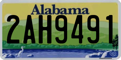 AL license plate 2AH9491