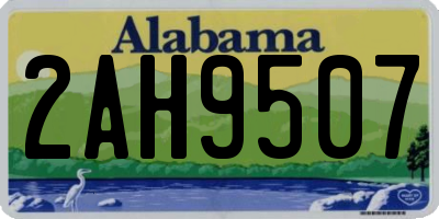 AL license plate 2AH9507