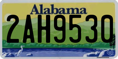 AL license plate 2AH9530