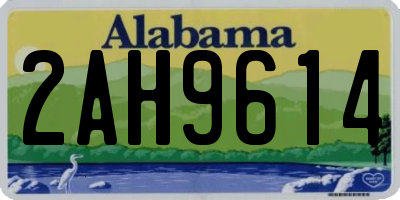 AL license plate 2AH9614