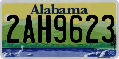 AL license plate 2AH9623