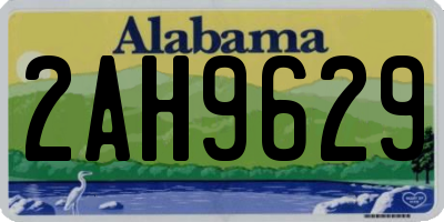AL license plate 2AH9629