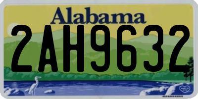 AL license plate 2AH9632