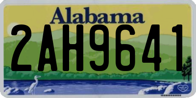 AL license plate 2AH9641