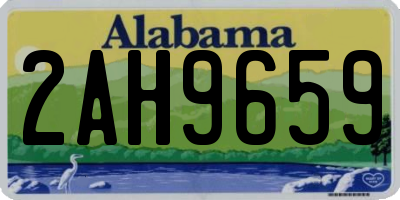 AL license plate 2AH9659