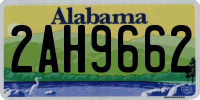 AL license plate 2AH9662