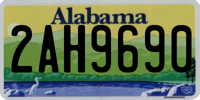 AL license plate 2AH9690
