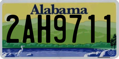 AL license plate 2AH9711