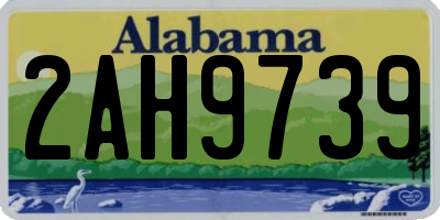 AL license plate 2AH9739