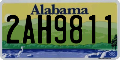 AL license plate 2AH9811