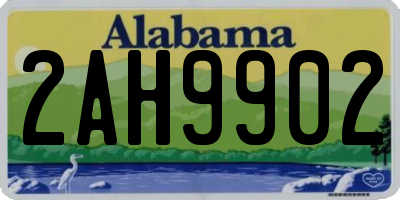AL license plate 2AH9902