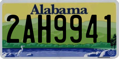 AL license plate 2AH9941