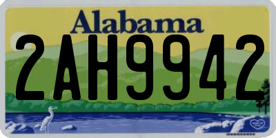 AL license plate 2AH9942