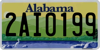 AL license plate 2AI0199
