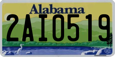AL license plate 2AI0519