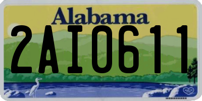 AL license plate 2AI0611