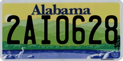 AL license plate 2AI0628