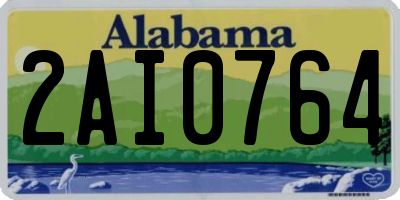 AL license plate 2AI0764