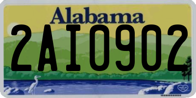 AL license plate 2AI0902
