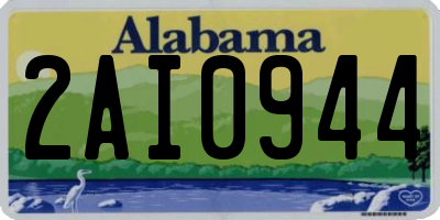 AL license plate 2AI0944