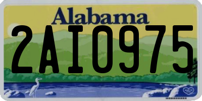AL license plate 2AI0975