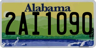 AL license plate 2AI1090