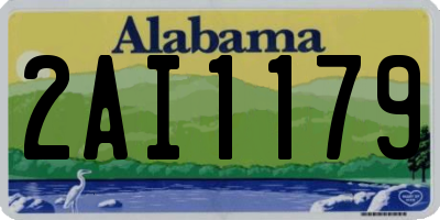 AL license plate 2AI1179