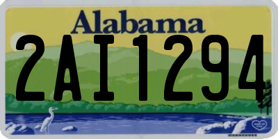 AL license plate 2AI1294