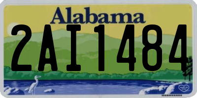 AL license plate 2AI1484