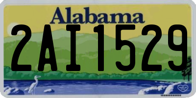 AL license plate 2AI1529