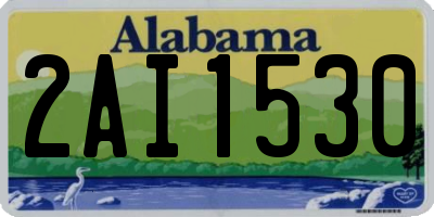 AL license plate 2AI1530