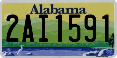 AL license plate 2AI1591