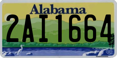 AL license plate 2AI1664