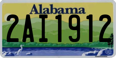 AL license plate 2AI1912